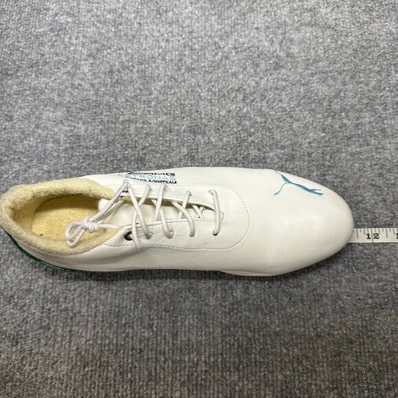 Vintage Puma AMG Petronas Formula 1 Racing Team Shoes White Green Leather main image 9